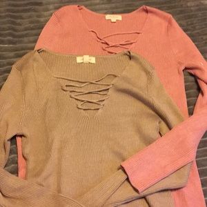 Forever 21 sweater tops bundled!